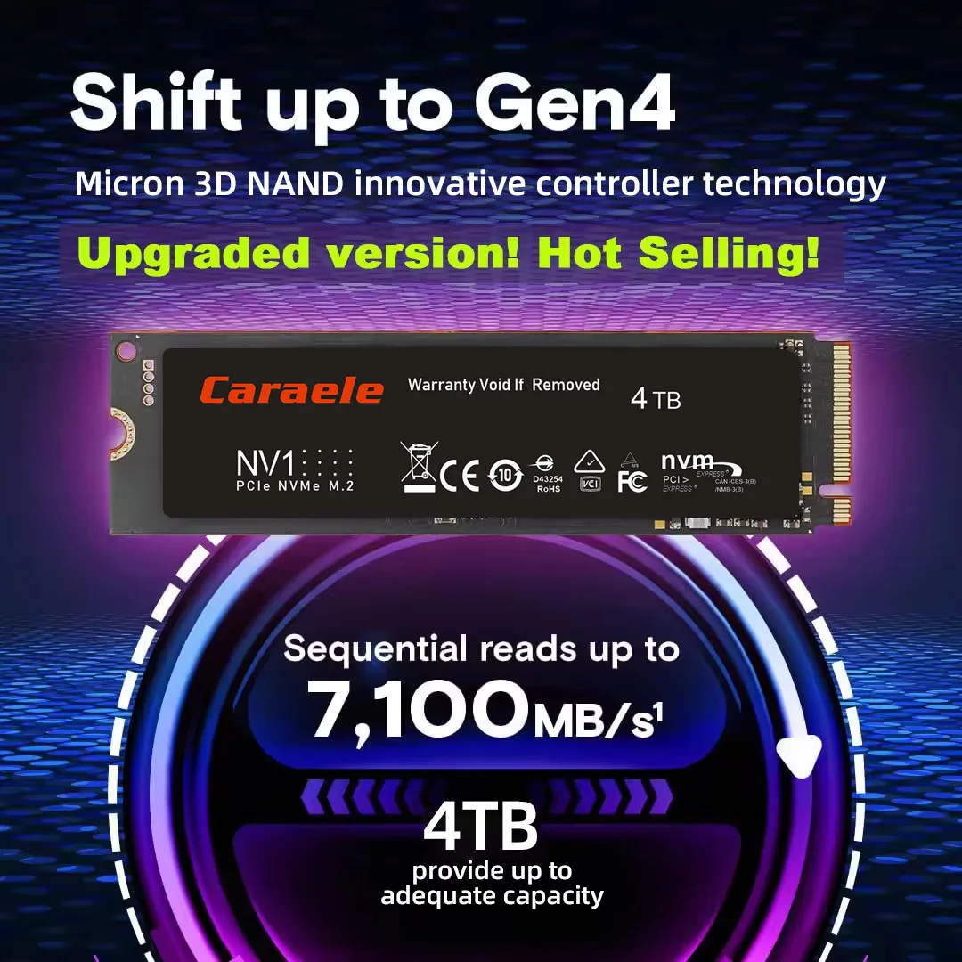 SSD nvme interface M.2 512GB 1TB 2TB 4TB