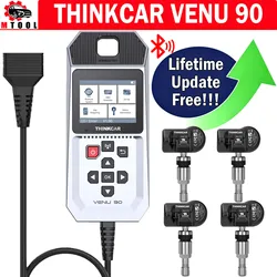 MUCAR TPMS T90 Programmer S3 2 in1 strumento di diagnosi della pressione dei pneumatici dell'auto strumento di servizio del sensore TPMS 315MHz 433MHz PK THINKCAR T90 G2