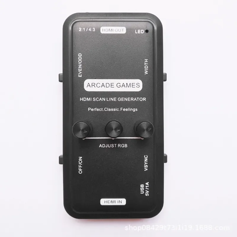 HDMI Scan Line Generator Retro CRT Filter Video Processor For Gaming Console PC Monitor Display Simulator Effect Device