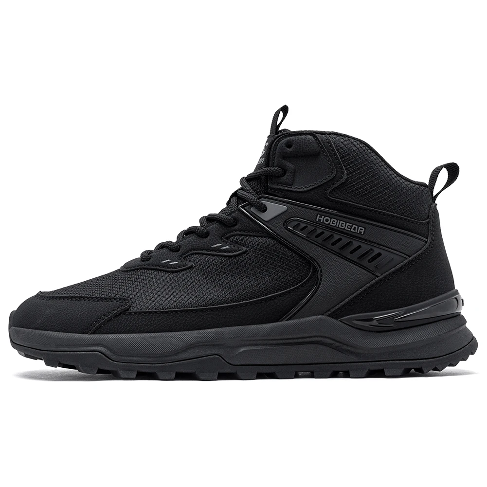 HOBIBEAR Herren Knöchelhohe Wander- und Laufschuhe mit Breiter Passform, Rutschfeste Outdoor-Trail-Wanderschuhe für Männer – Detail 5