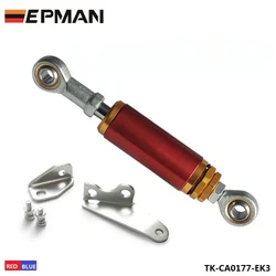 EPMAN Aluminum Adjustable Engine Torque Damper Shock Kit 96-00 For Honda Civic EK9 EK3 EJ Blue/Red TK-CA0177-EK3