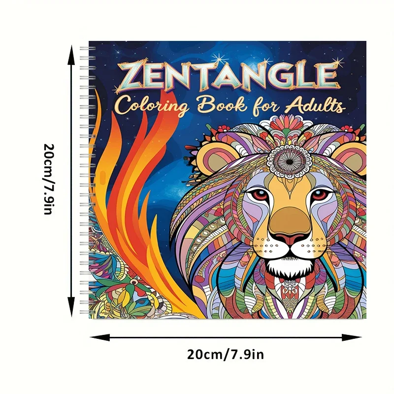 Coloring Book Zentangle for Adult Colouring Book, Birthday Day Gift, Back to School Supplies, Adults Cute Drawing Book
