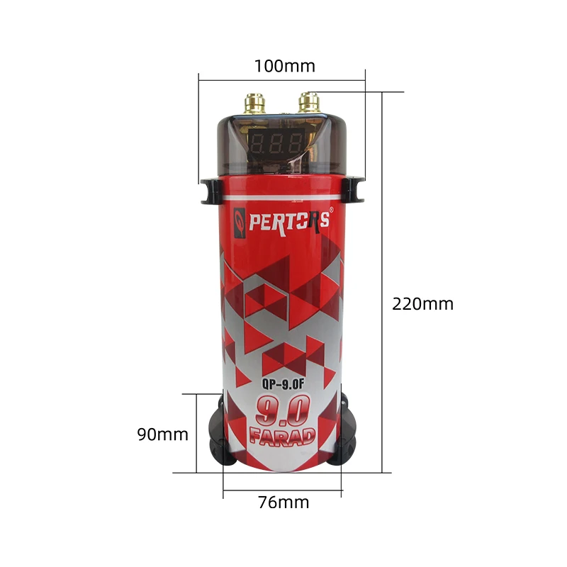 QPERTORS QP-9.0F 9.0FAudio Capacitor ,big  Power Capacitor ,car Audio Accessories . Electrolytic Capacitor,car Audio System