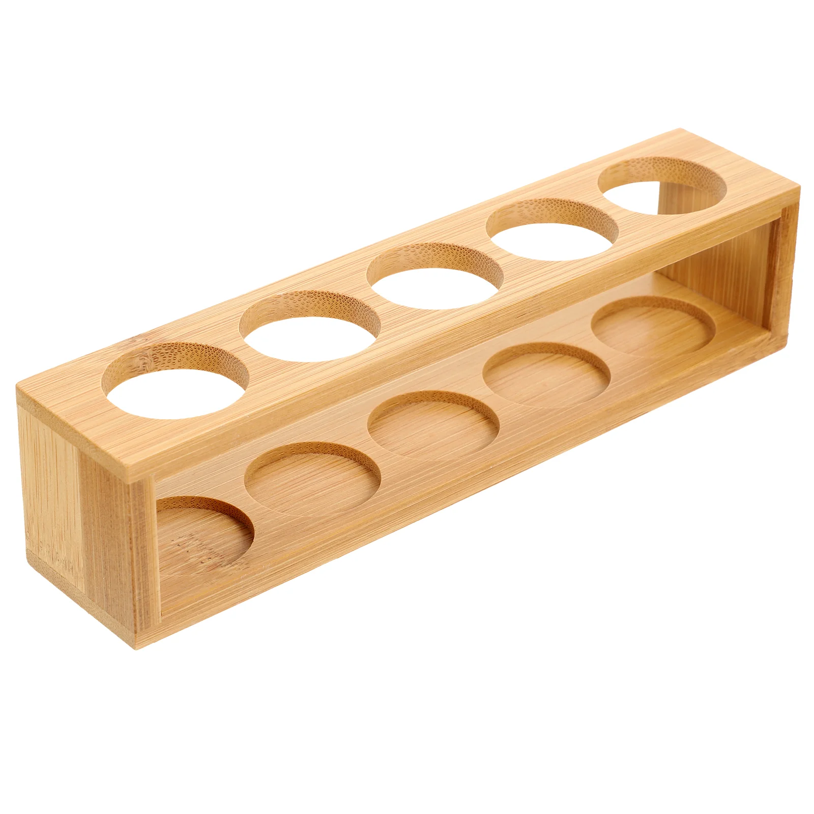 

Essential Oil Shelf Bottle Display Holder Rack Storage Container Perfume Solid Wood