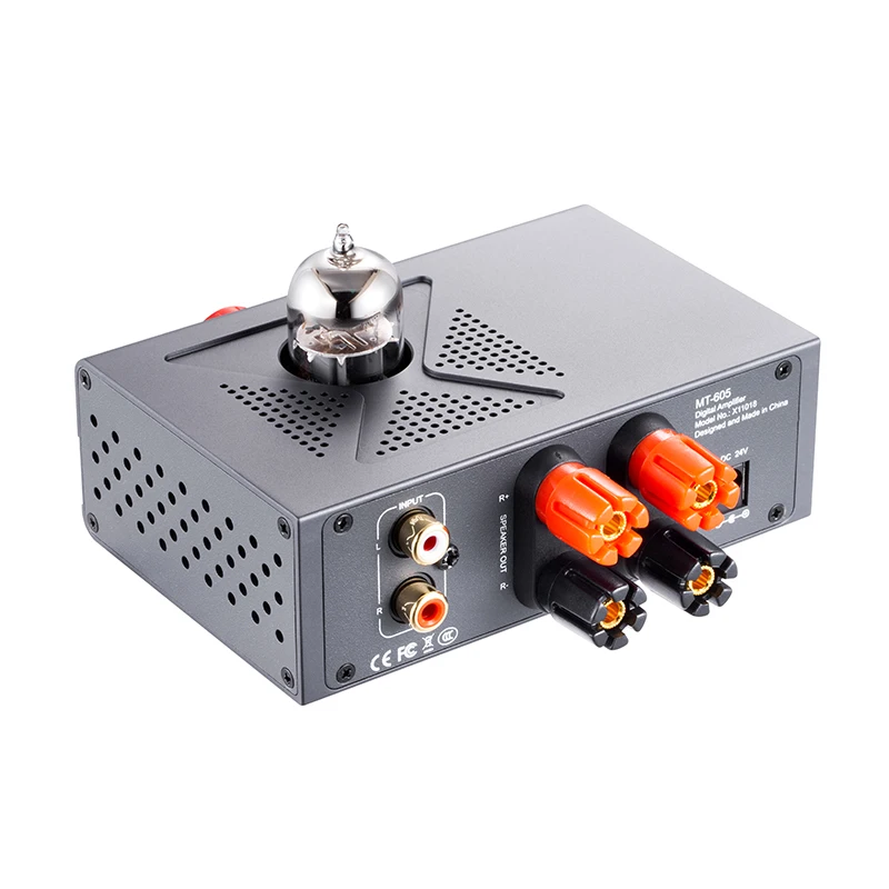 XDUOO MT-605  Power Amplifier 12AU7 Tube& Digital Amplifier TI TAP3116 Amp Chip Output Power 30W Per Channel