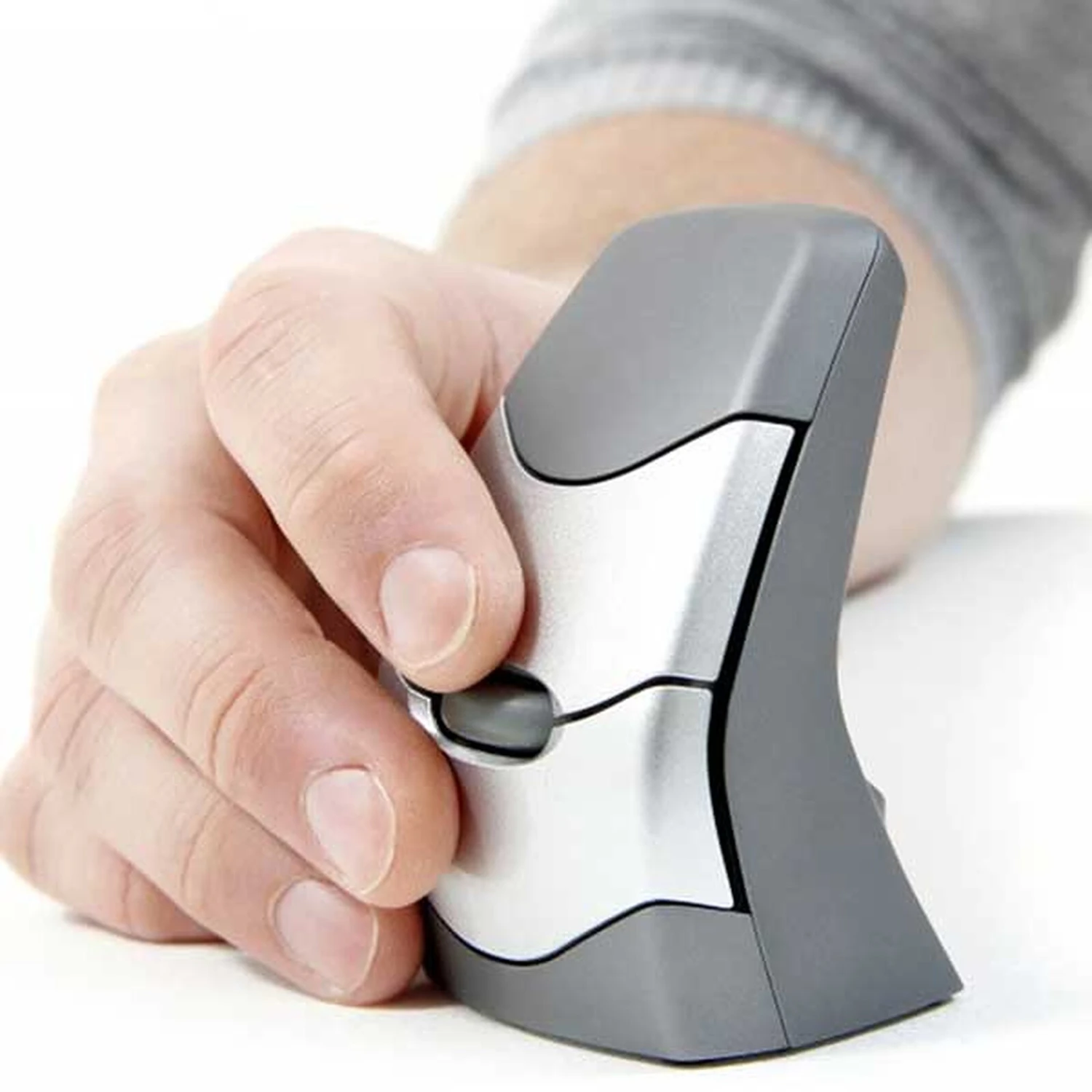 

DXT3 Office Mouse 2500dpi Vertical Handle Grip Trigger Mouse Mini Compact 2.4GHz Wireless Wrist Guard Customised Accessory