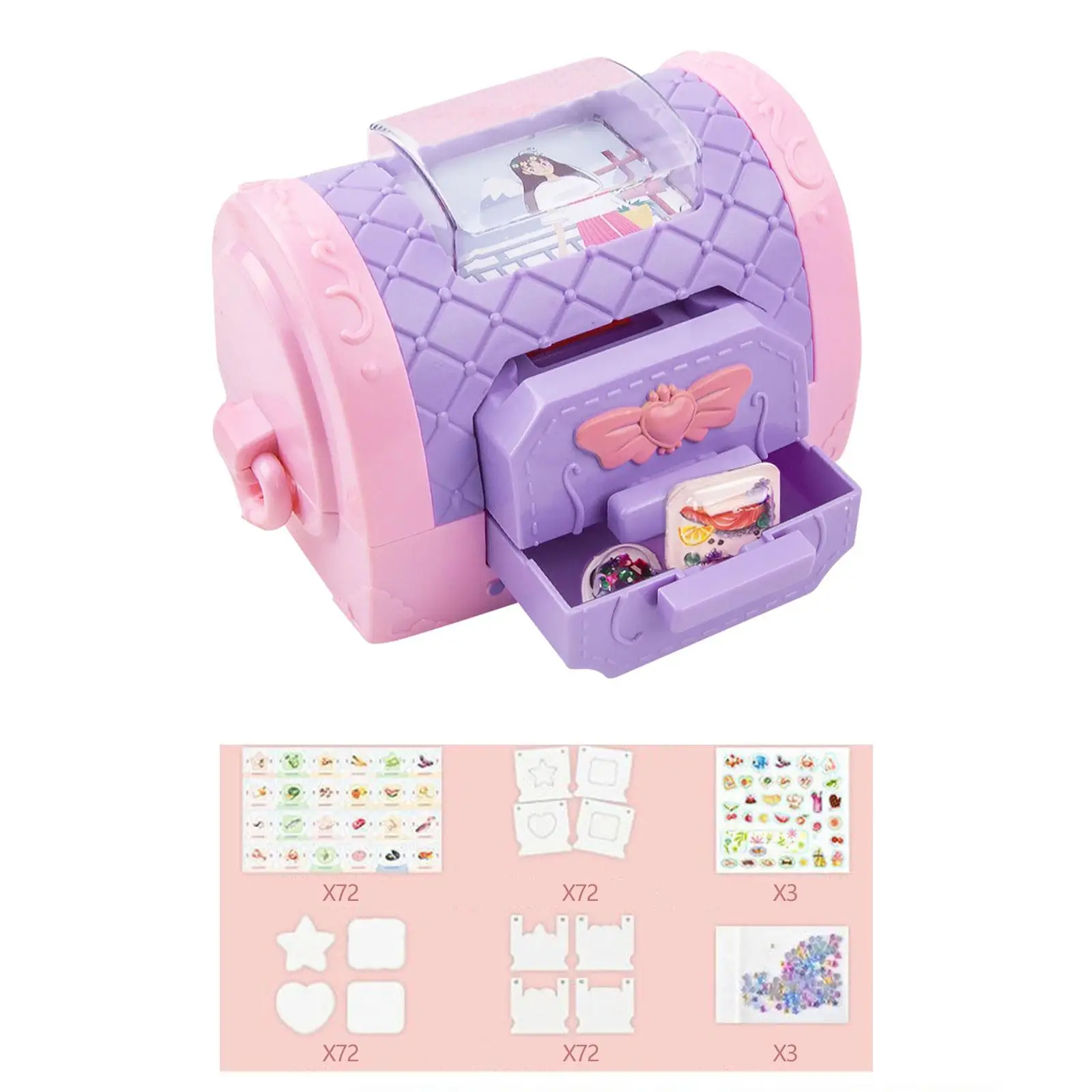 Máquina De Pegatinas 3D Milageto – Creatividad Reutilizable Para Que Los Niños Creen Sus Propias Escenas Una Y Otra Vez