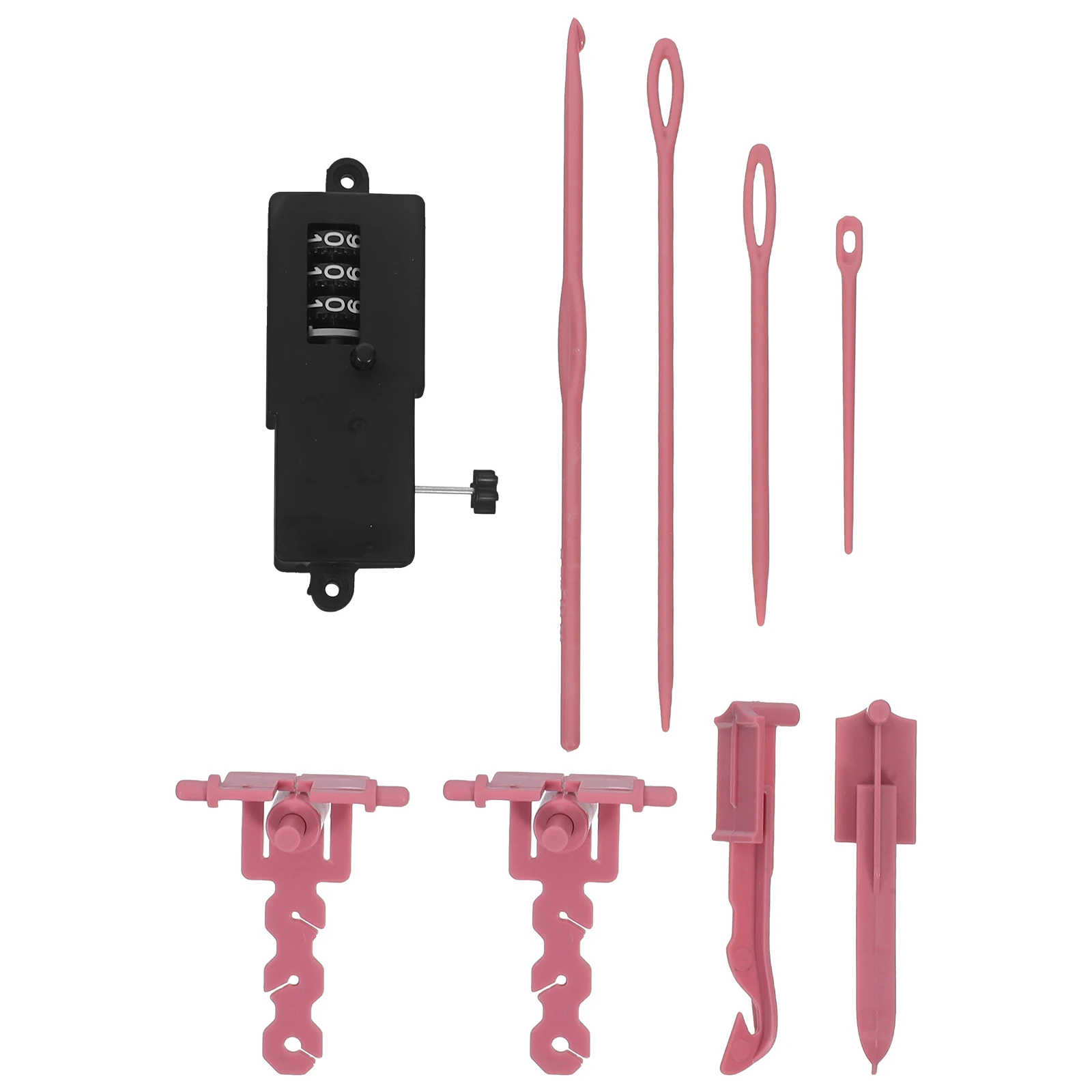 9 Pcs Braiding Machine Kit Crochet Accessories Beginner Knitting Hat Handle Plastic s