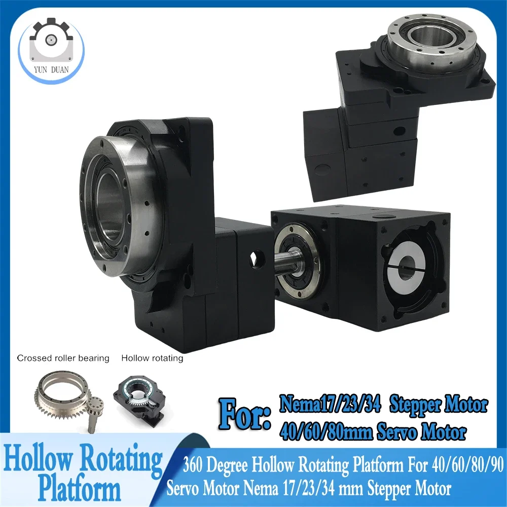 

High Precision Hollow Rotating Platform Ratio 10-50:1 4 Axis/ 5 Axis/ R Axis,eplace Cam indexer/ DD motor for Cutting Tables CNC