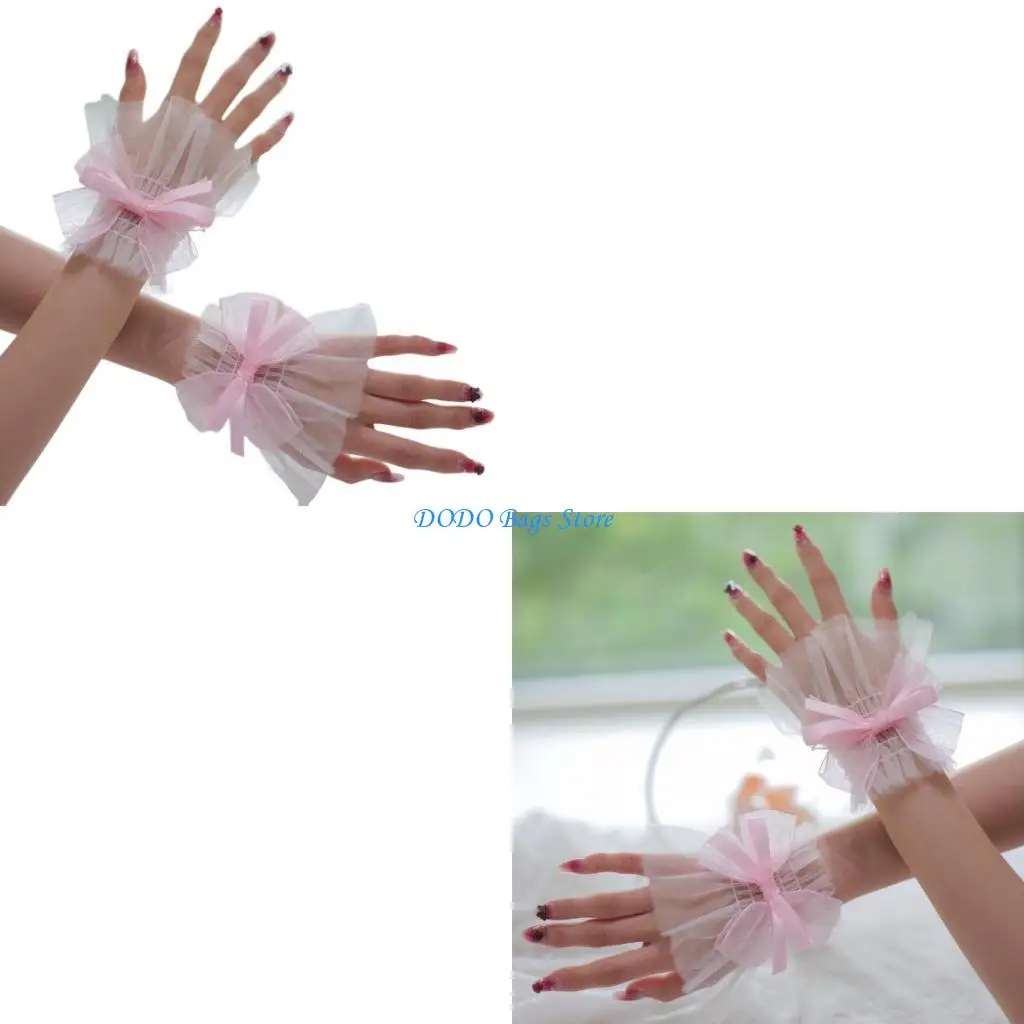 

Модифицируемые аксессуары сетчатых рукавов с декоративной отделкой лентой для художников Unguis и ежедневного использования