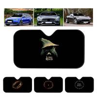 T-The L-Lords Of The R-Rings Movie Windshield Sunshade Customized Aluminium Foil Car Window Windscreen Cover Sunscreen Curtain