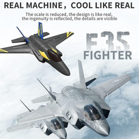 F35 Fighter 4-Channel Fixed Wing Electric Remote Control Aircraft Led Aircraft Model Stunt Tumbling Foam Aircraft Model Toy Gift