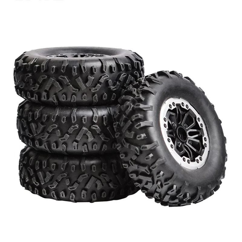 

4 шт. 64 мм мягкая шина для MN D90 MN98 MN99S WPL C14 C24 C34 B14 B24 LDRC P06 LD1297 LD1299 Обновление радиоуправляемого автомобиля Запчасти Аксессуары