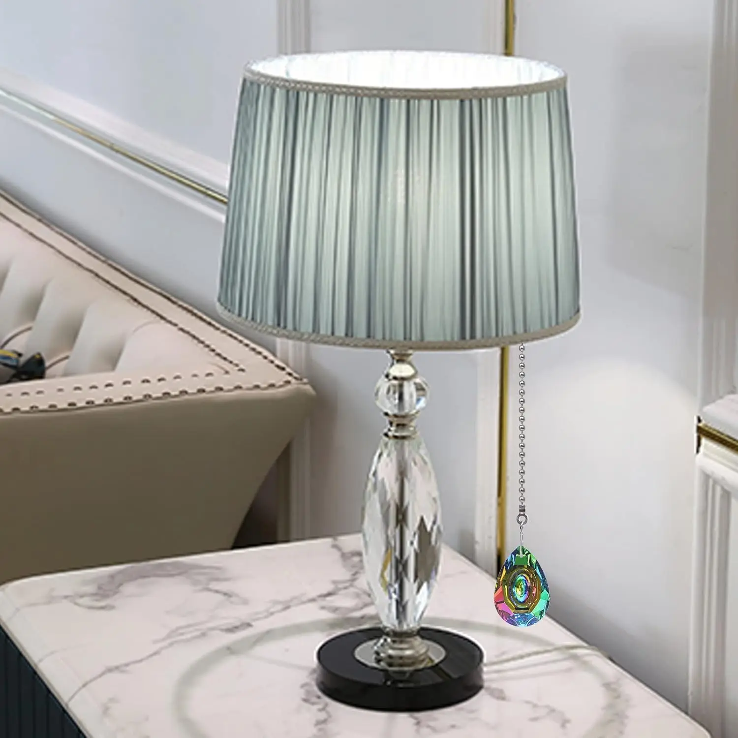 Prolunghe per catena per ventilatore da soffitto, 2 pezzi, per ventilatori da soffitto e connettori per luci a sospensione