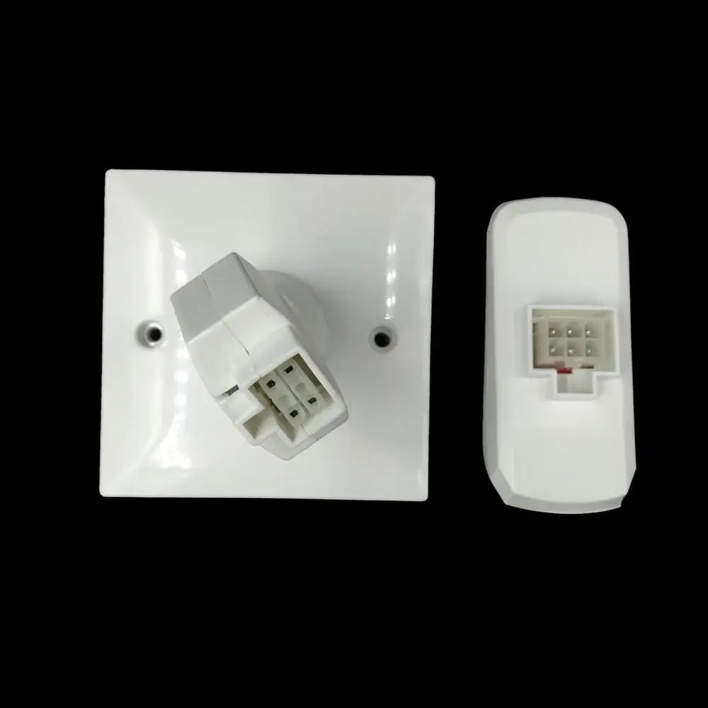 Indoor Curtain PIR Detector Wired Passive Infrared Sensor 86 Wall Mount Movement Alarm For Office Window Balcony Safety