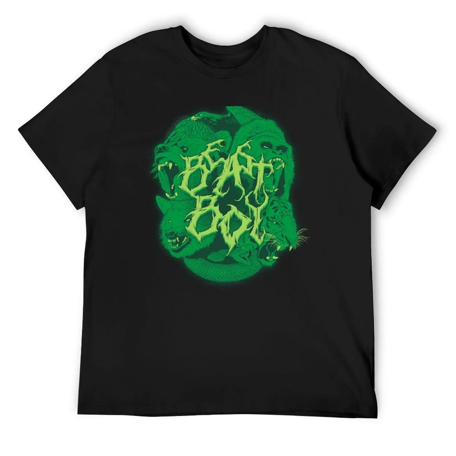 

Green Beast T-Shirt tshirts personalised blue archive animal prinfor boys korean fashion Men's t-shirt