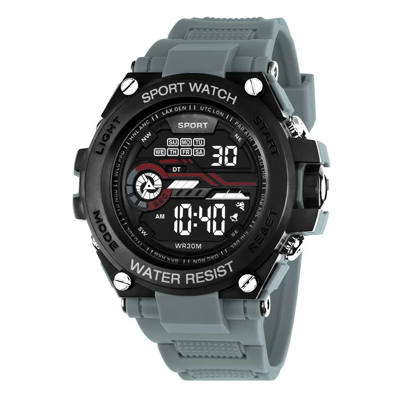 Men's Multifunction LED Digital Military Watch