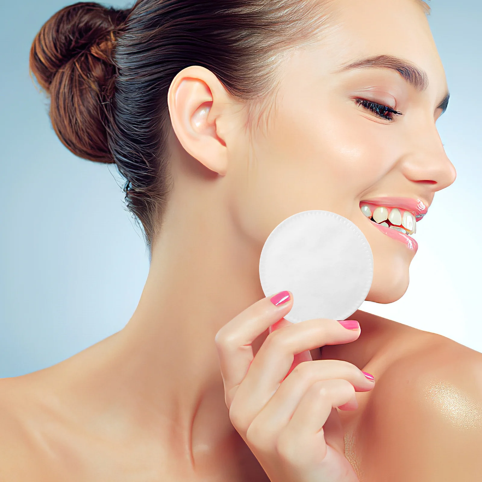 200 Stuks Gezicht Veeg Pads 6Cm Geweven Make-Up Remover Pads Voor Dagelijks Gebruik Lichtgewicht Draagbare Salon Thuis Huidverzorging gereedschap