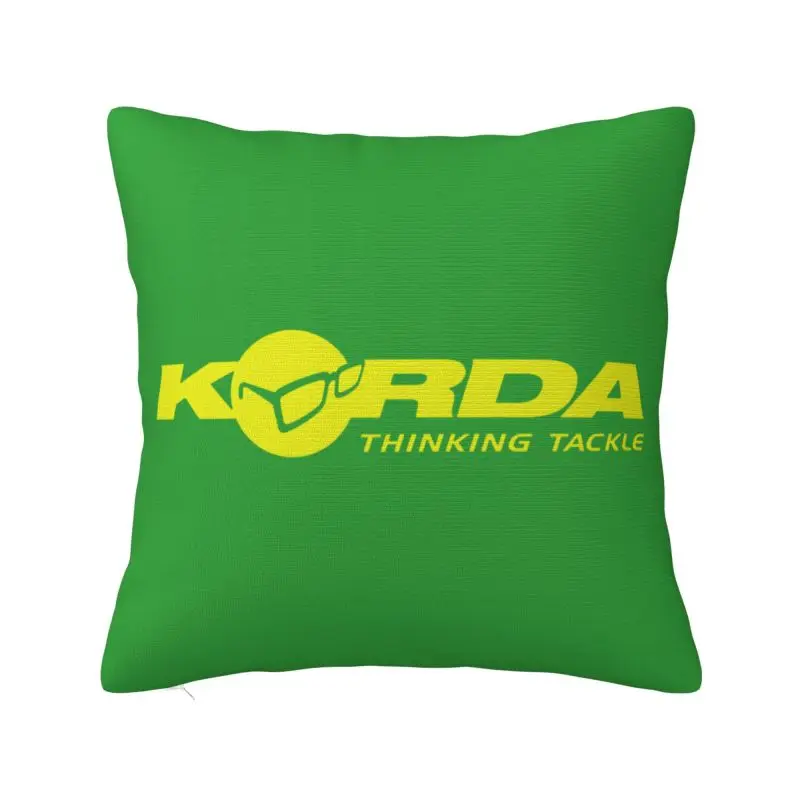 Korda Inspired Fishing Pillow Decoration Nordic Fish Carp Gift Chair Cushion Square Pillowcase