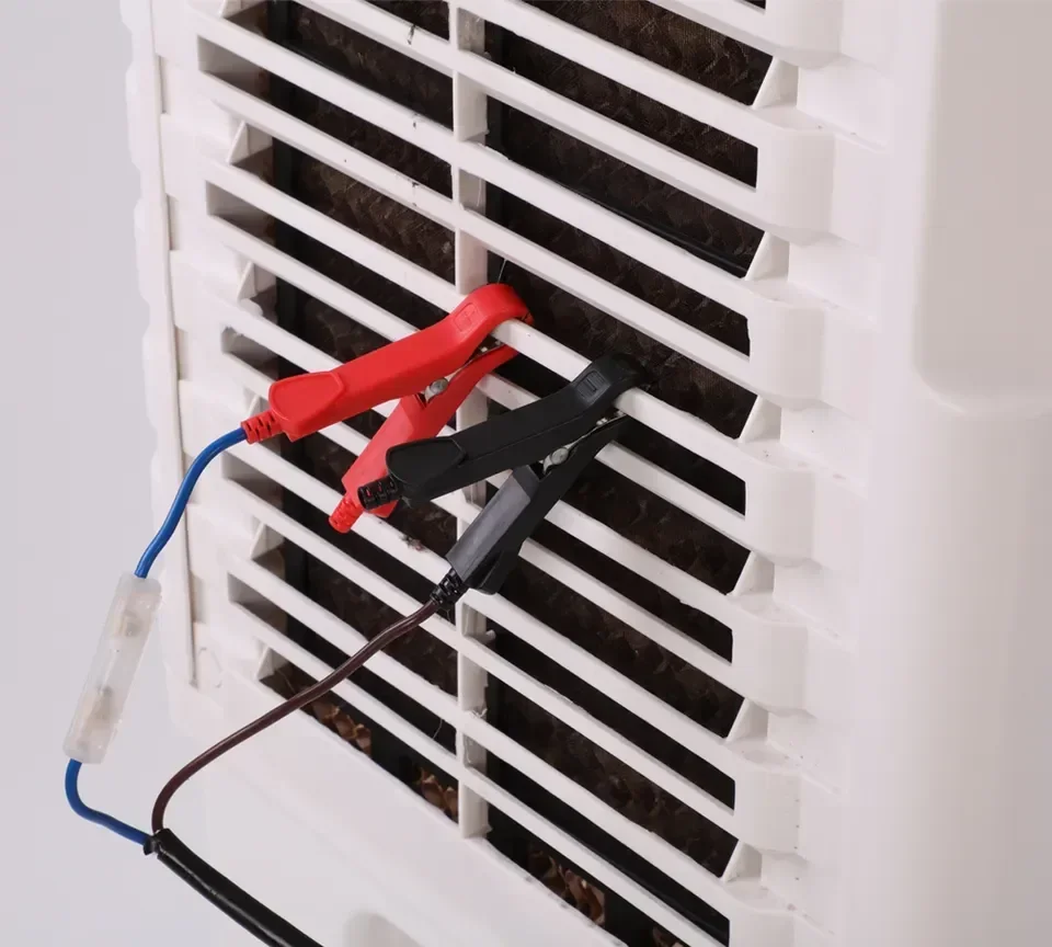 تصميم جديد DC مروحة مكيف الهواء المائي صديقة للبيئة مروحة تبريد الهواء المحمول مبرد الهواء المحمول