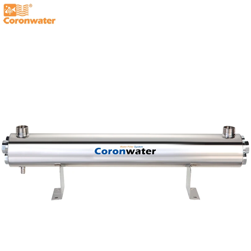 SS304 36gpm UV Water Sterilizer 165W Water UV Disinfection System