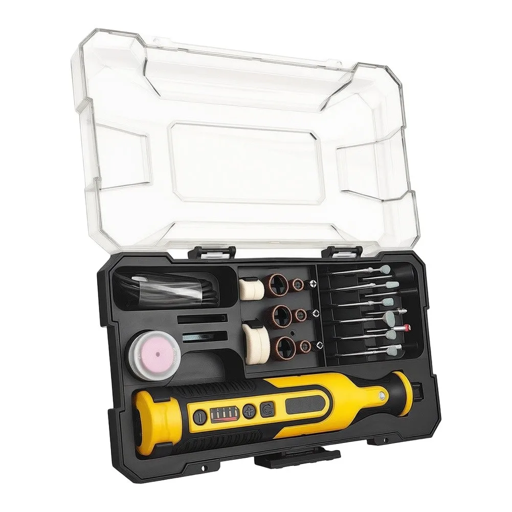 7.2V Wireless Polishing Machine Set 58 Accessories Electric Rotary Tool For Drilling Cutting Grinding Sanding DIY Crafts Home