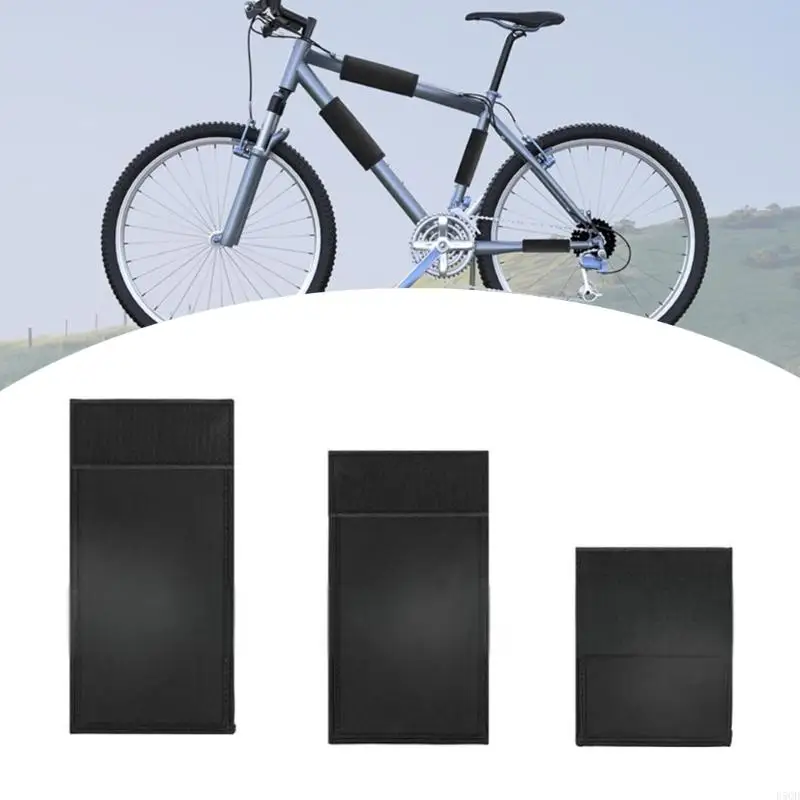 3/4Pcs Bicycles Frame Protective Cover Bike Frame Protector Easy to Install D5QD