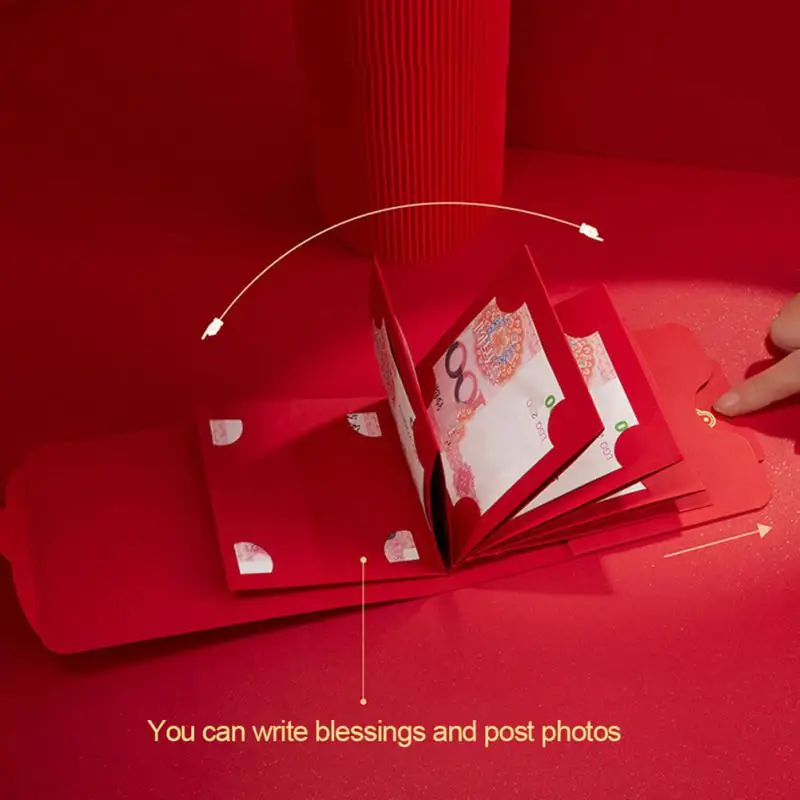 2023 Nieuwe Jaar Konijn Rode Packet Nieuwe Trek Rood Packet Flip Rood Packet Opening Housewarming Gunstige Konijn Voor Zegen gift