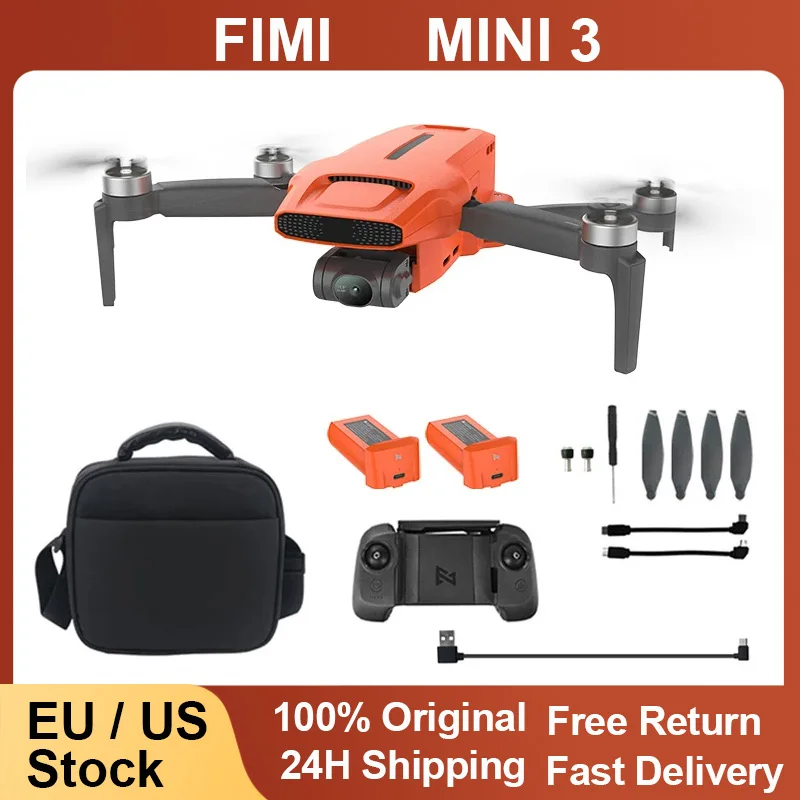 

FIMI MINI 3 Drone Profesional Super Night Video 3-axis Gimbal Smart tracking CE C0 Certification Mini Drone Toy