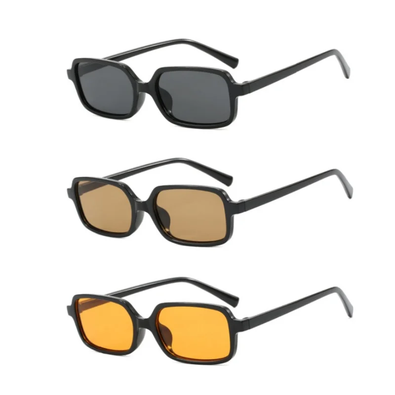 

Neutral Fashion New Square Frame Sunglasses Retro Small Frame Outdoor Beach Sunglasses Simple Fashion Men's Driving Glasses