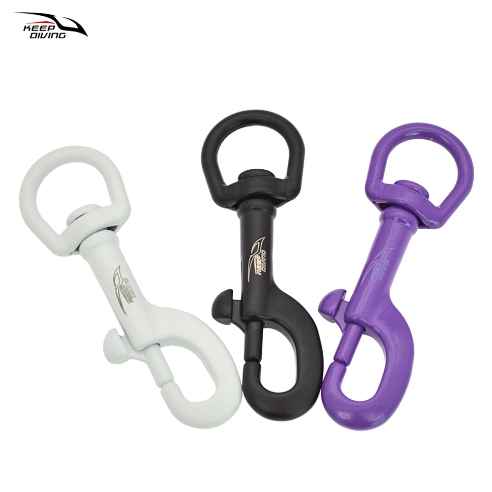 1PCS/3PCS KEEP DIVING 75/90MM 316 Edelstahl Bolzen Snap Haken Clip Tauchen Haken BCD zubehör Tauchen Ausrüstung – Detail 10