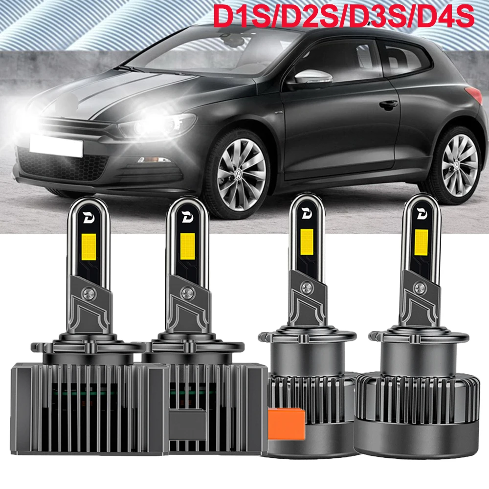 Canbus Fehlerfrei Neue LED-Scheinwerfer D1S/D2S/D3S/D4S 20000LM Hochleistungslampen mit Kühlventilator CSP Autobeleuchtung