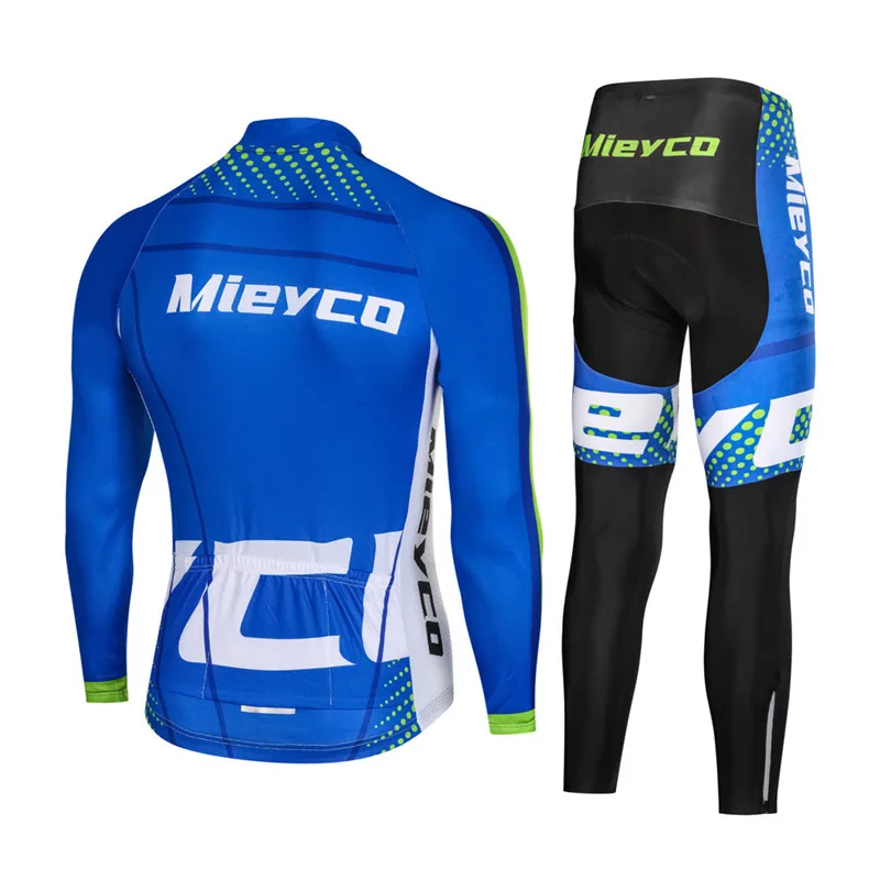 2025 Autumn Cycling Jersey Bib Pants Set Ropa Ciclismo Bicycle MTB Clothing Road Bike Suit Men Long Sleeve Bicicleta Set