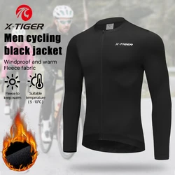 X-TIGER Thermal Winter Cycling Jackets MTB Bike Coat Bicycle Coat Long Sleeve Clothing Fleece Cycling Jerseys Ciclismo Unisex