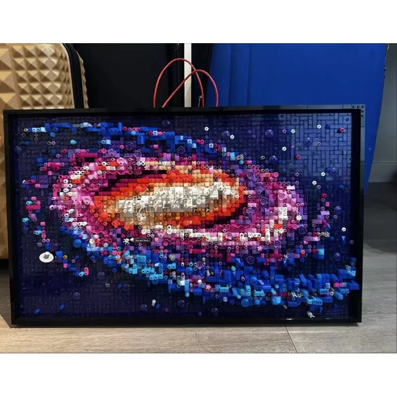 بكسل الفن اللبنات 31212 كتل التجميع غالاكسي كتل لغز لعبة الزخرفية الكبار هدية ديكور المنزل هدية عيد ميلاد #6