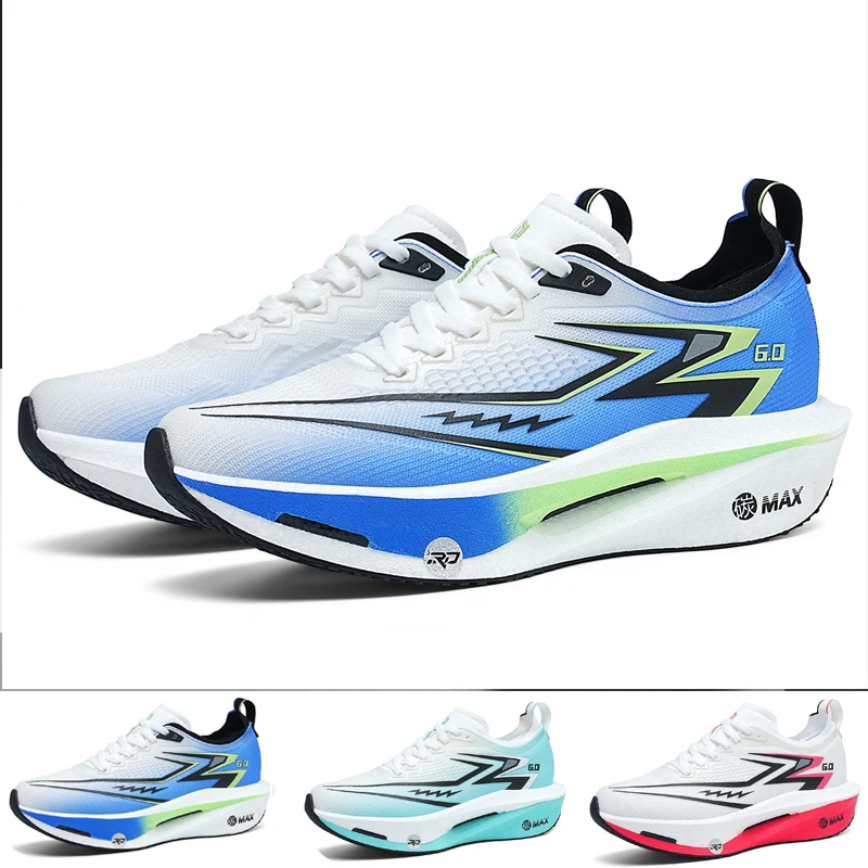 

Carbon Plate Running Shoes Professional Marathon Racing Lightweight Bounce Cushion Breathable Sports Sneakers