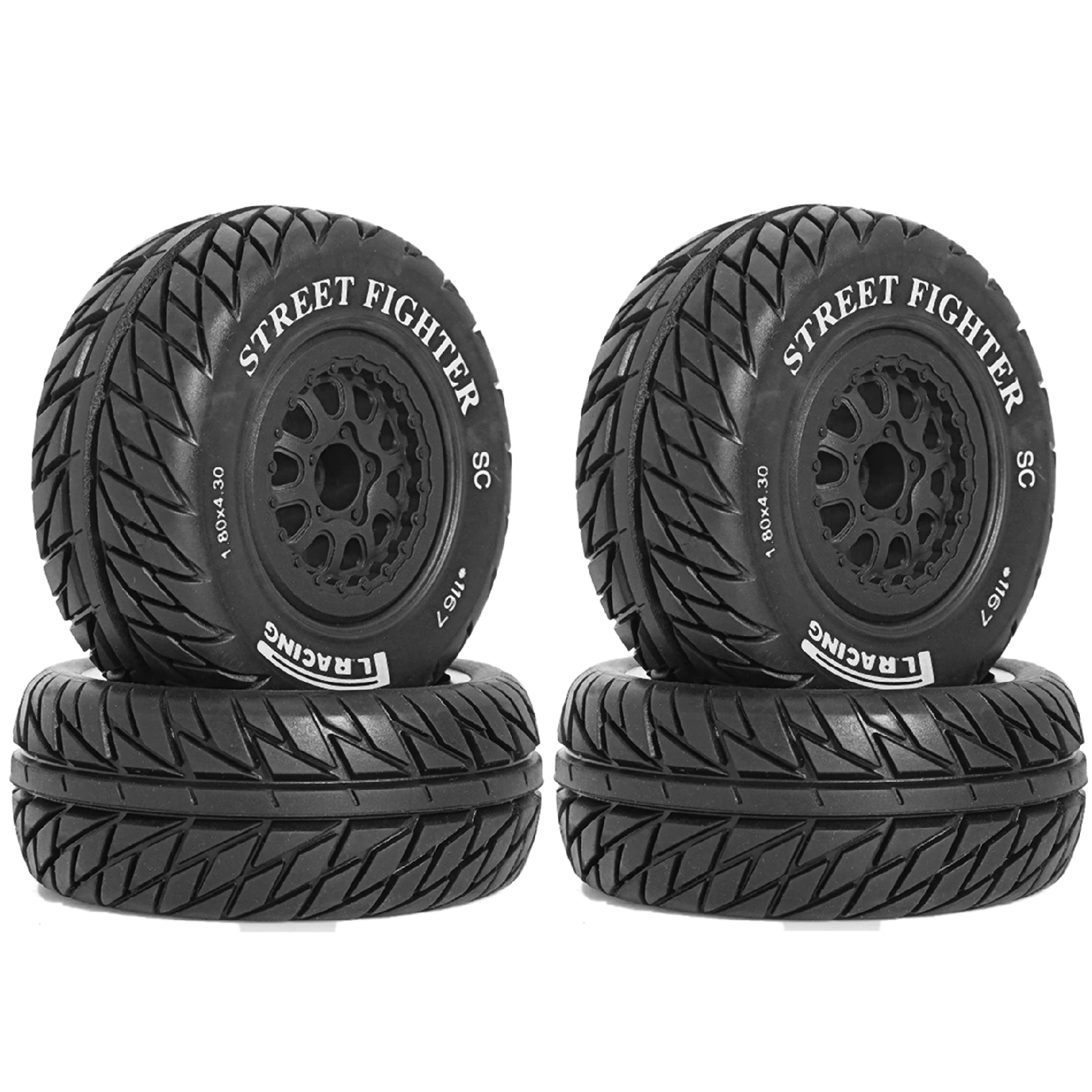 

RED SPIDER 112mm 1/10 Short Course Truck Tires Tyre Wheel With 12mm Hex For Slash Arrma Senton HuanQi 727 Vkar HSP Rc Car