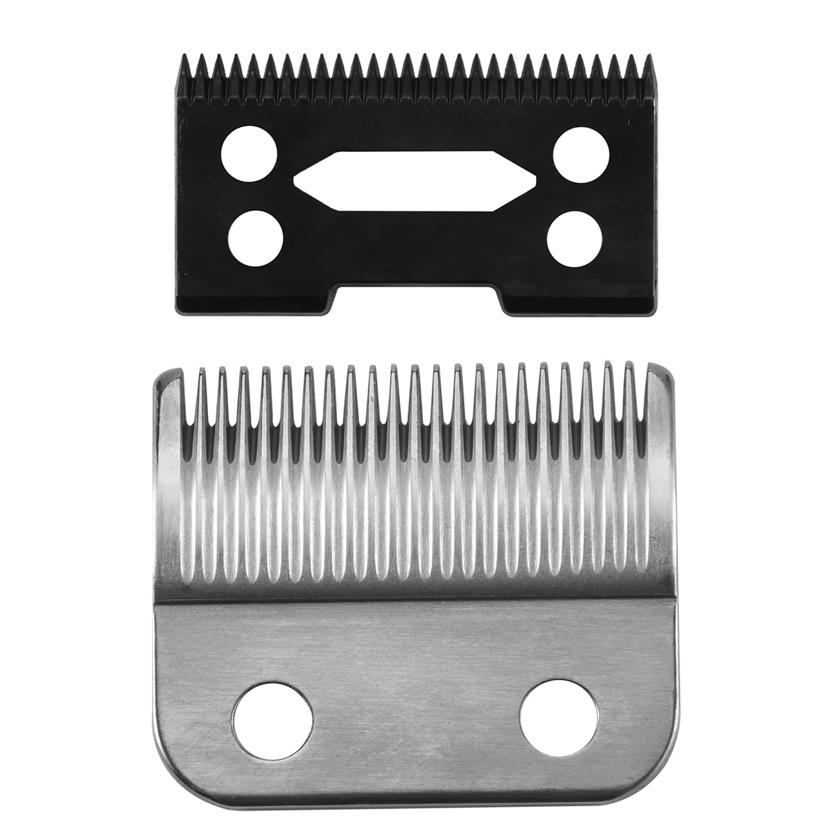 for Wahl Magic Clip Cord & Cordless Replacement Blade + Cutter Blade (Steel Blade)-Silver