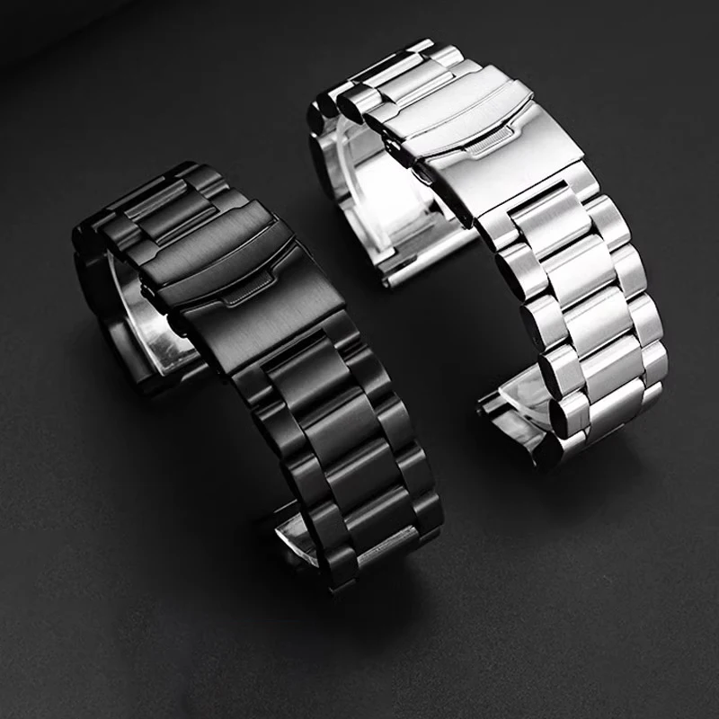 Stainless Steel Watchbands Bracelet 22mm 24mm 26mm For Panerai For Men's PAM441 312 111 Solid Thickening Metal Watch Band Strap