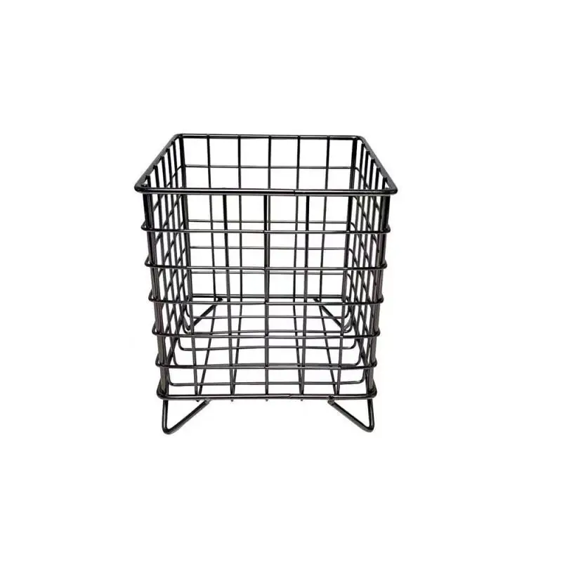 Creative Iron Storage Rack Desktop Book Pen Storage Box Large-Capacity Storage Basket Student Dormitory Sundries Storage Box