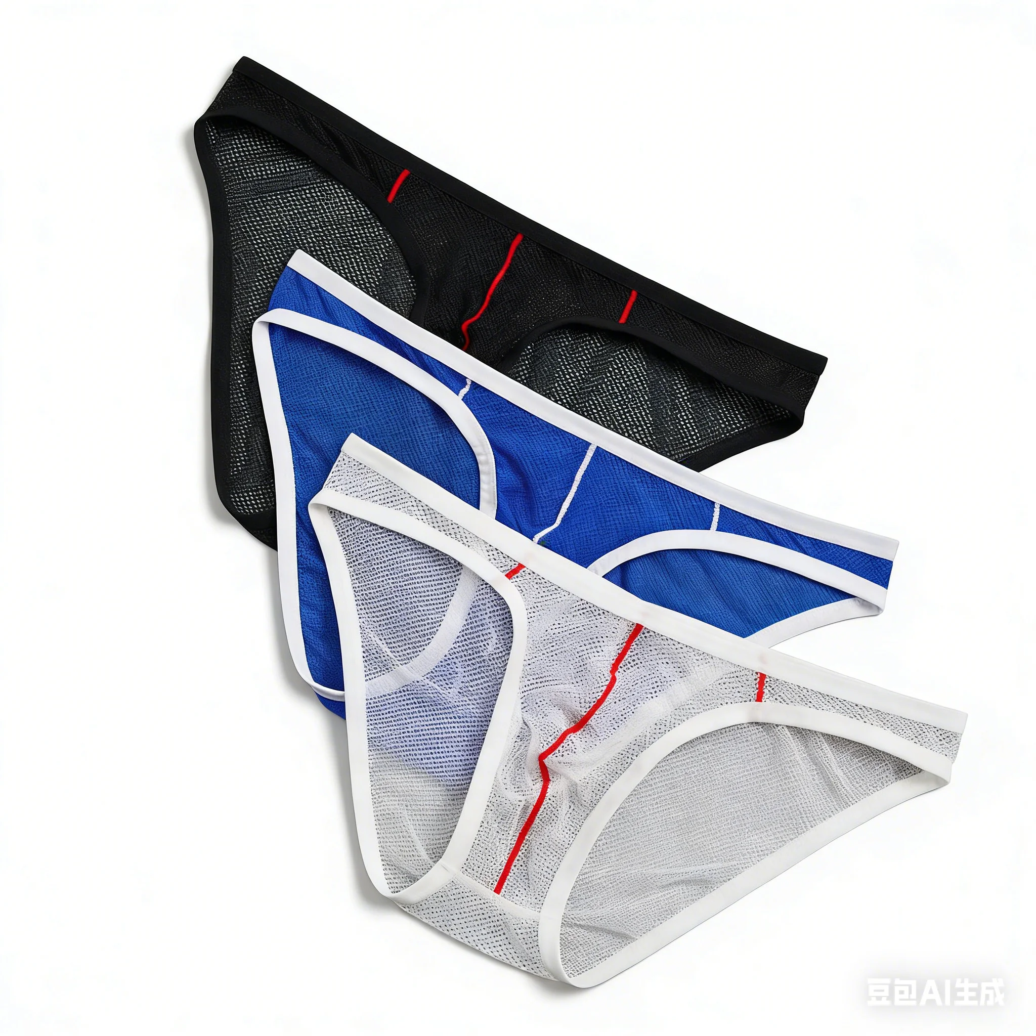 

Men's Sexy Briefs Ice Silk Transparent Ultra-Thin Mesh Underwear Gays Sexy Low Waist U Convex Pouch Tangas Homme Sheer Underwear