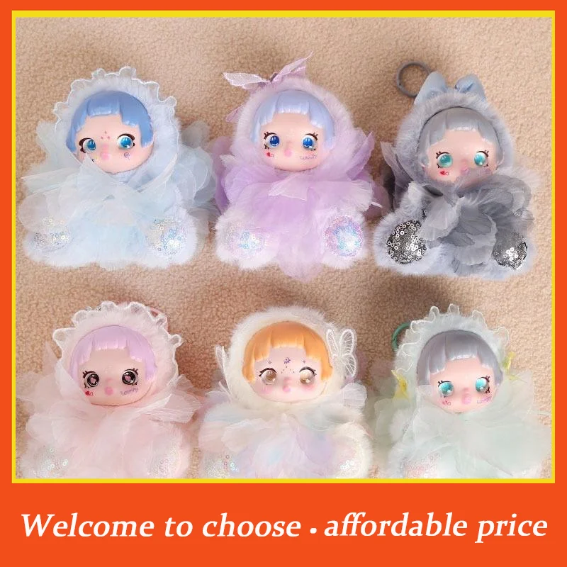 

Cute Fairy Plush Doll Toy Pendant Keychain Desktop Ornaments Backpack Bag Hangings Decoration Car Keyring For Women Girls Gift