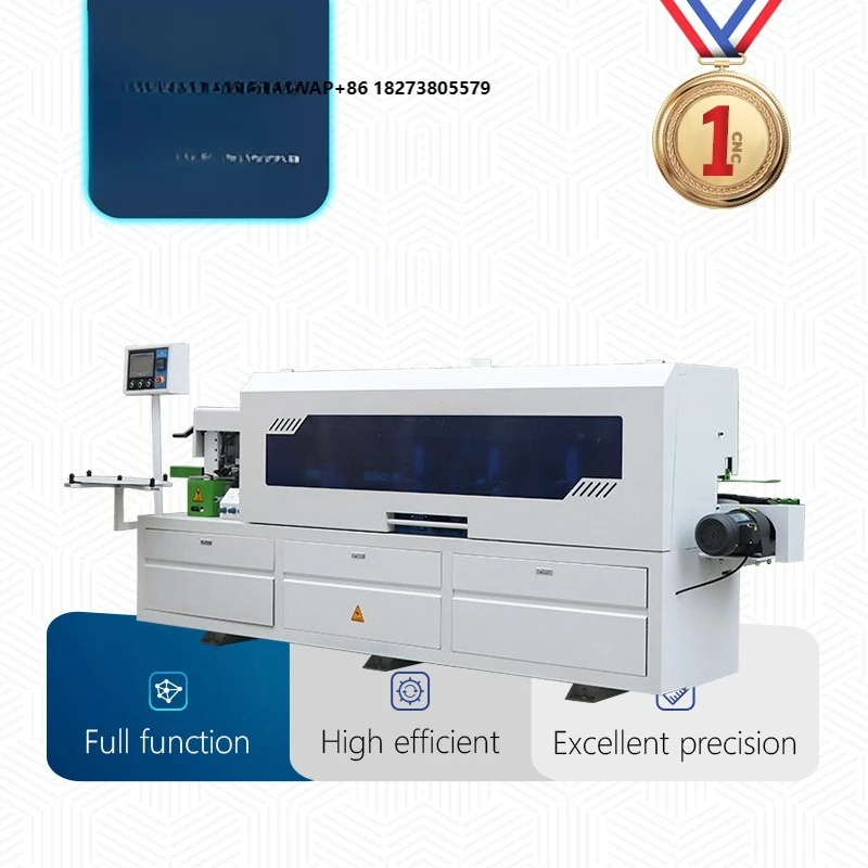 Automatic Edge Banding Machine with Trimmer for Chipboard MDF Wood