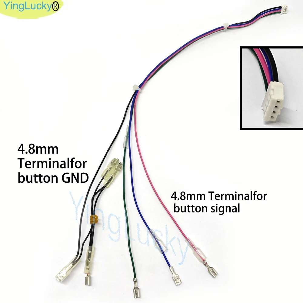 Quick Connect 20-Pin Harness 0.11mm Connector for Hitbox PS4 Brook Fighting Stick Board Cables Touchpad Button Harness