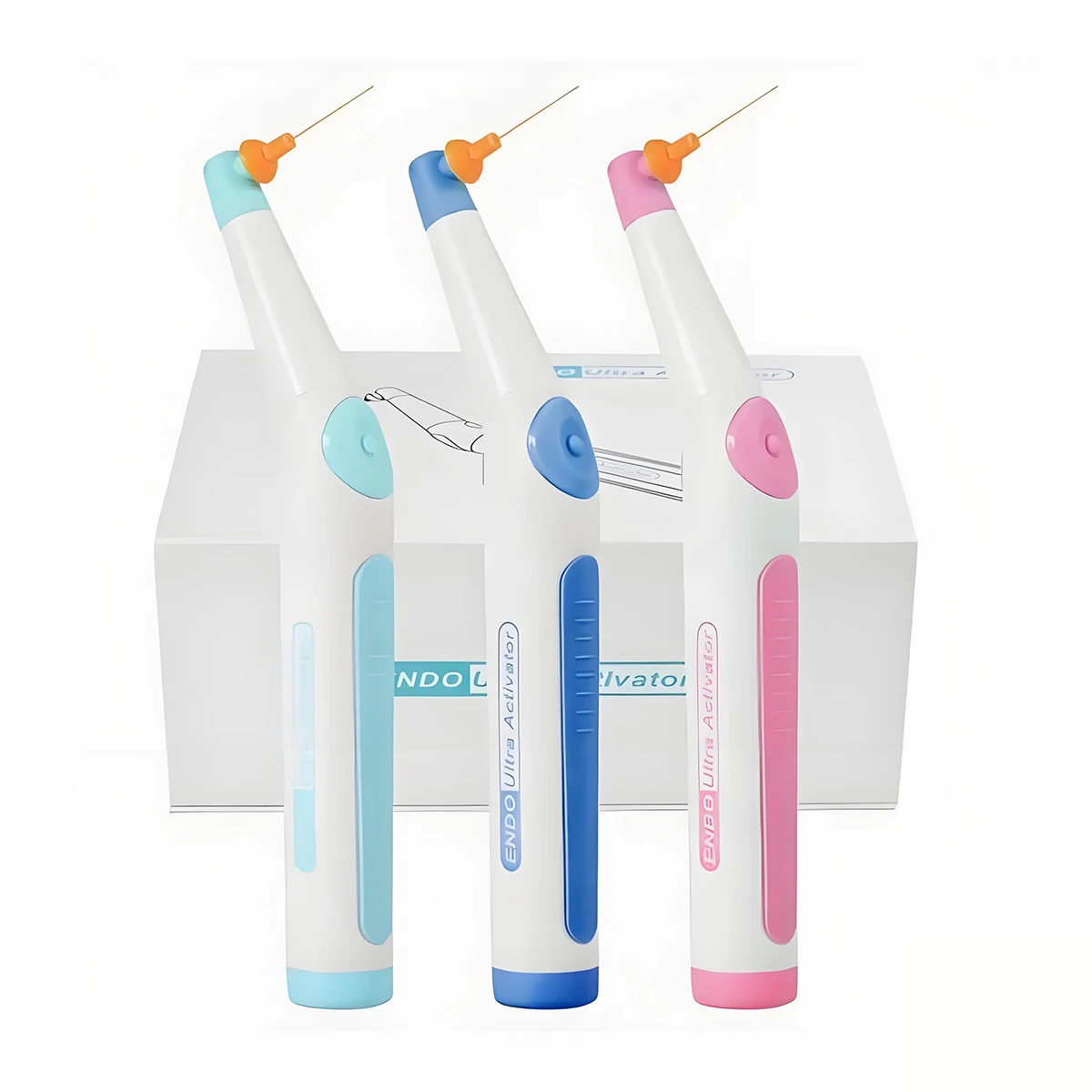 Dental Endo Activator Ultrasonic Activator Wireless Endo Irrigator Washing Tooth Irrigator + 60pcs Tip for Root Canal Treatment