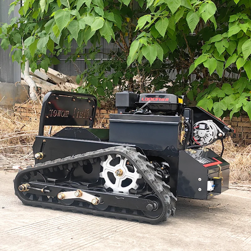 Customized  Wholesale High Quality  Robot Remote Control Lawn Mower Model Crawler Remote Control Lawn Mower