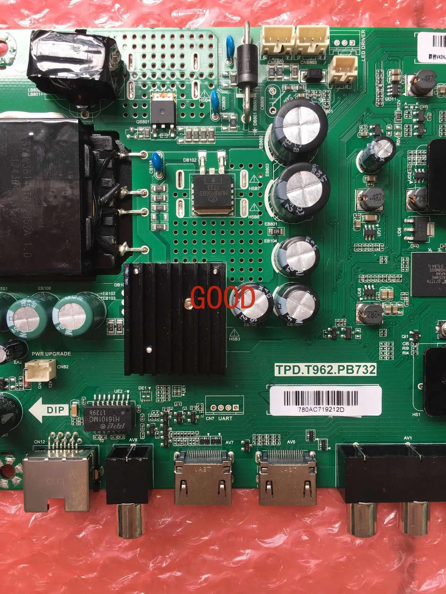 Main board TPD. T962.PB732 power board