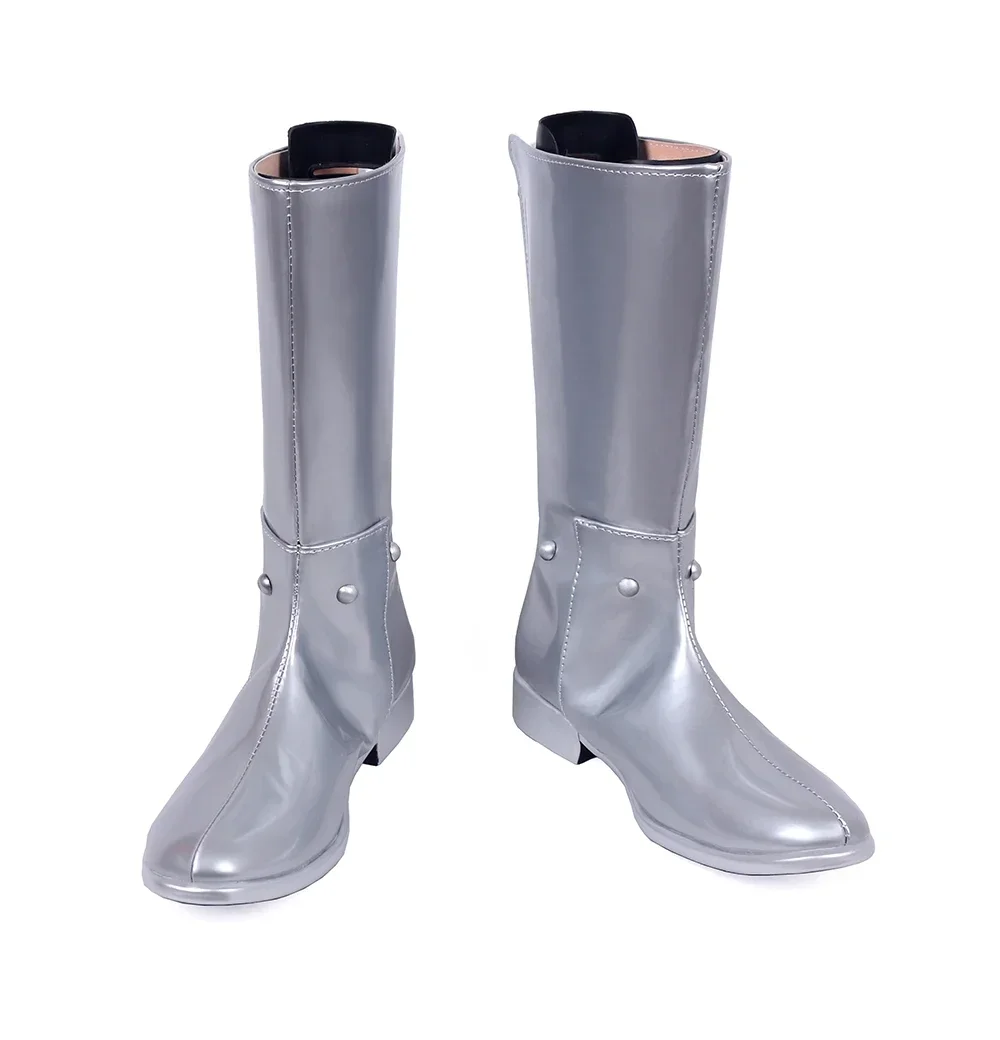 JoJo Bizarre Adventure – bottes de Cosplay Polnareff, chaussures de Costume Anime sur mesure pour hommes et femmes, fête d'halloween