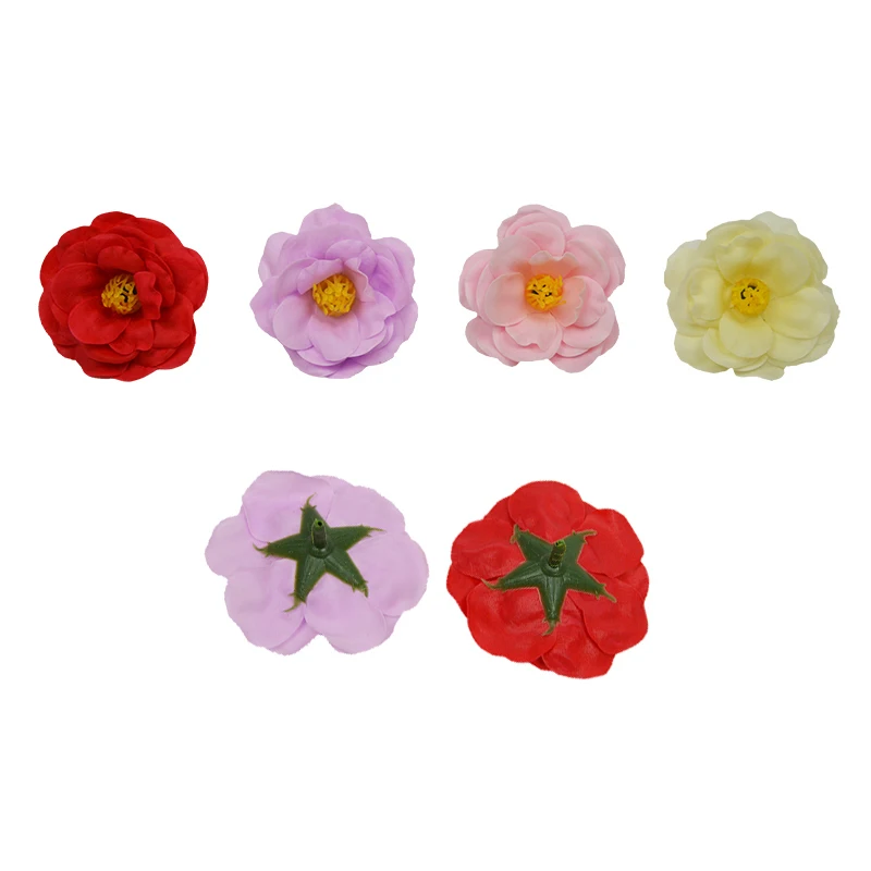 36 Stück Künstliche Konservierte Kamelienblütenköpfe DIY-Bastelmaterialien für Geschenkboxen, Blumensträuße, Hochzeits- und Heimdekoration, Handgemacht – Detail 4