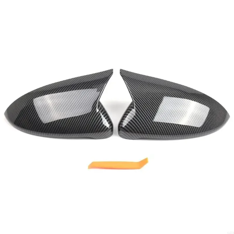 

Carbon Fiber Mirror Cover Housing Upgrades DurableSide Mirror Cover Anti Fade Easy Installation Suitable for MK7 Golf